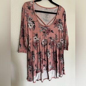 Torrid Dusty Rose Top